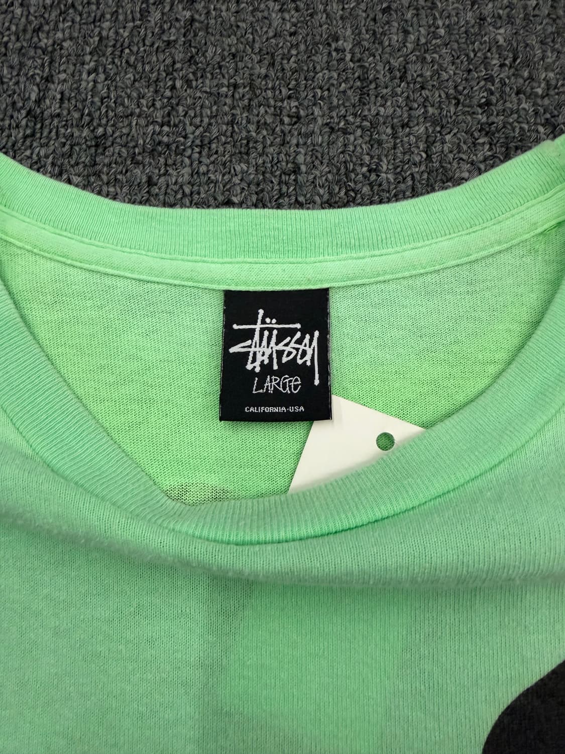 L) 스투시 빈티지 7로고 프린팅 반팔 티셔츠 상품이미지3