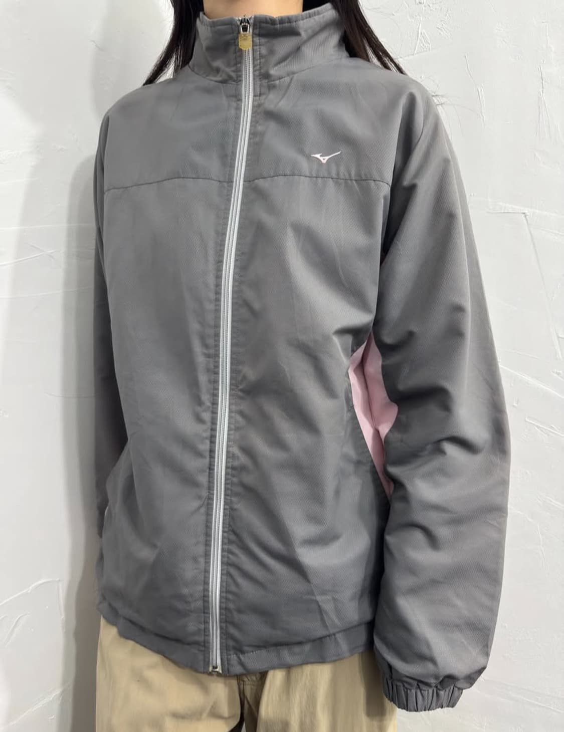 미즈노 핑크&그레이 바람막이  상품이미지3