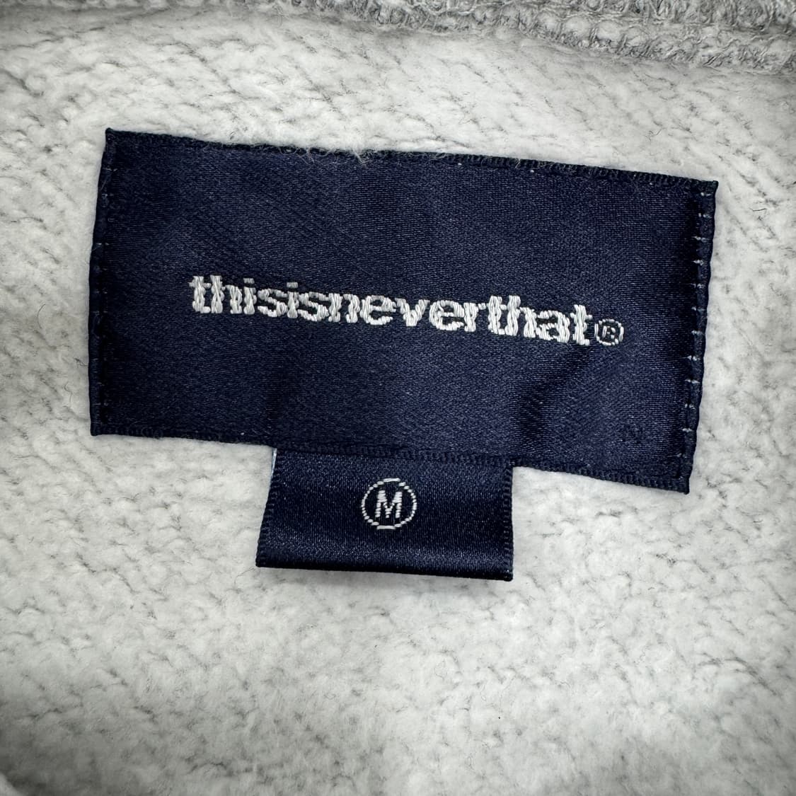 M 디스이즈네버댓 디네댓 자수로고 후드 티셔츠(안감기모) 상품이미지4