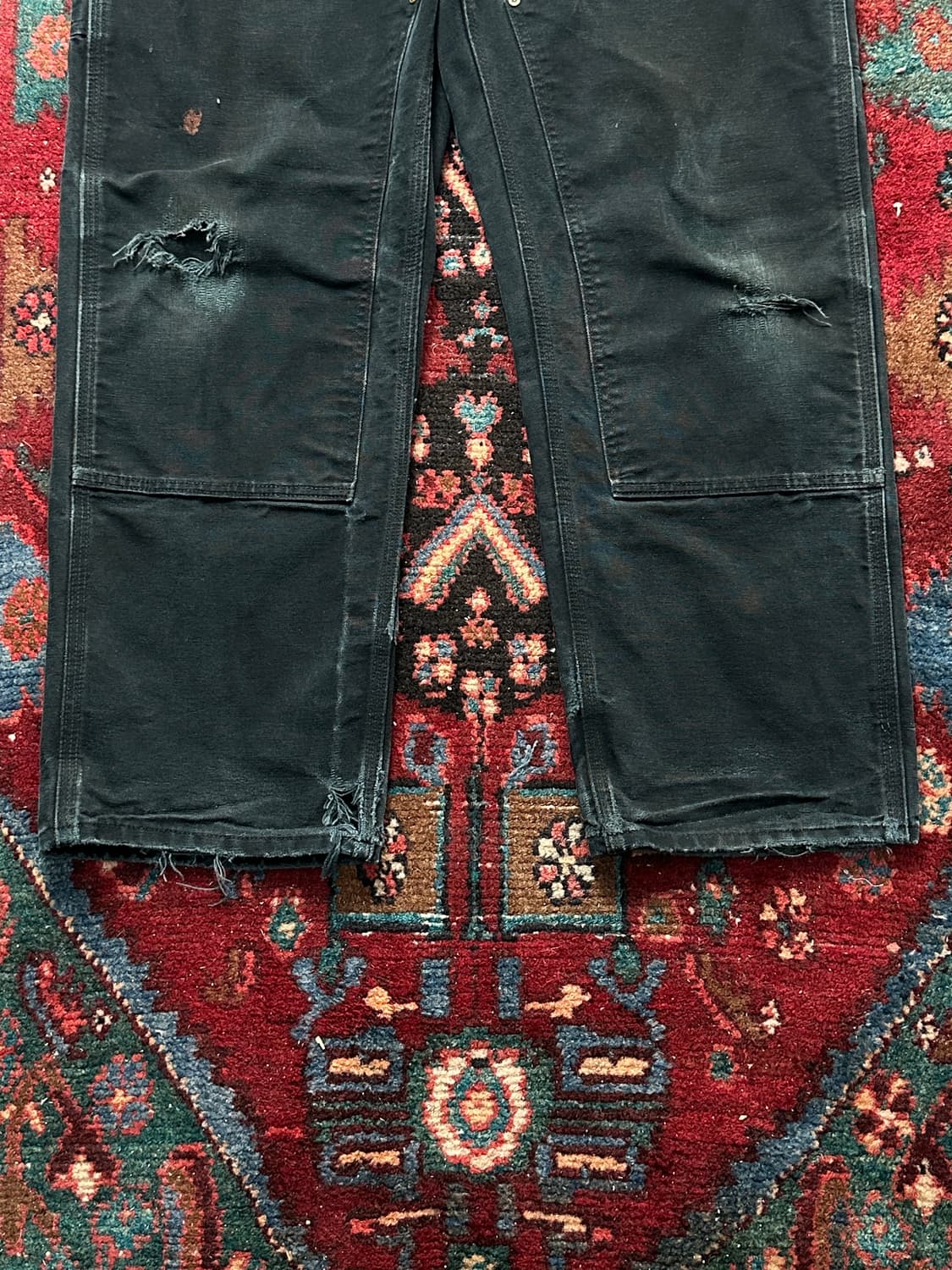 OG USA Made 칼하트 B01 더블니 블랙 칼하트 썩블니 상품이미지7