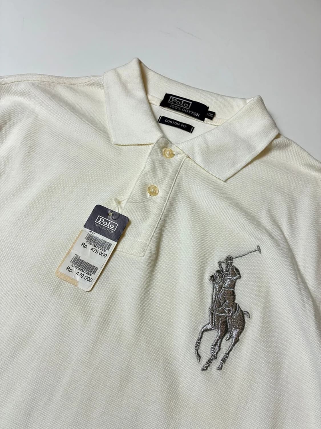 폴로 랄프로렌 00's 실버 포니 로고 카라 반팔 티셔츠 PN8560 상품이미지3