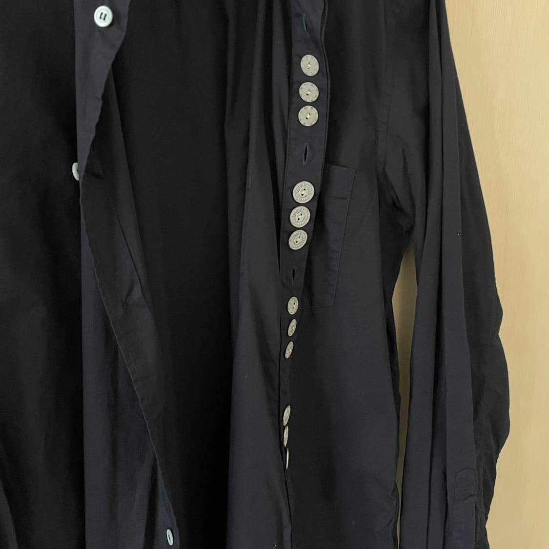 꼼데가르송 옴므플러스 에버그린 히든 버튼 셔츠 상품이미지3