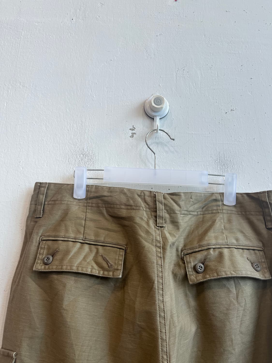 GOOD THING 밀리터리 백사틴 카고팬츠 Made in JAPAN 상품이미지7