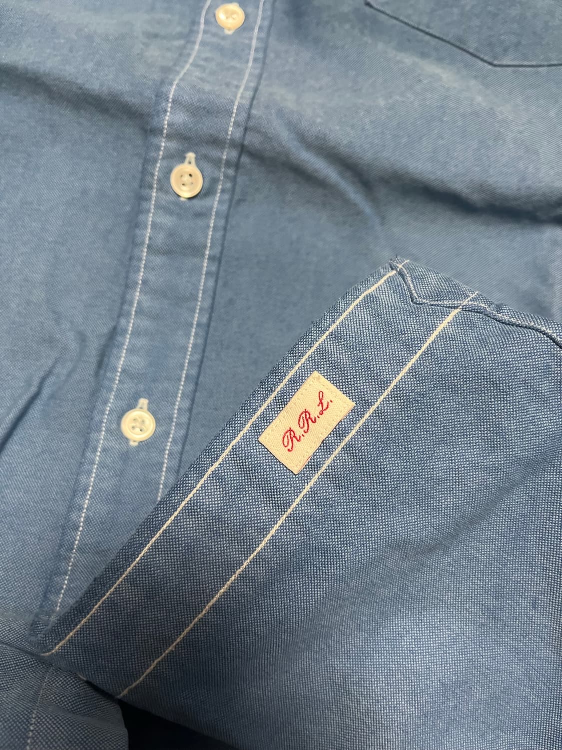 RRL 더블알엘 버튼다운 셔츠 M 상품이미지3