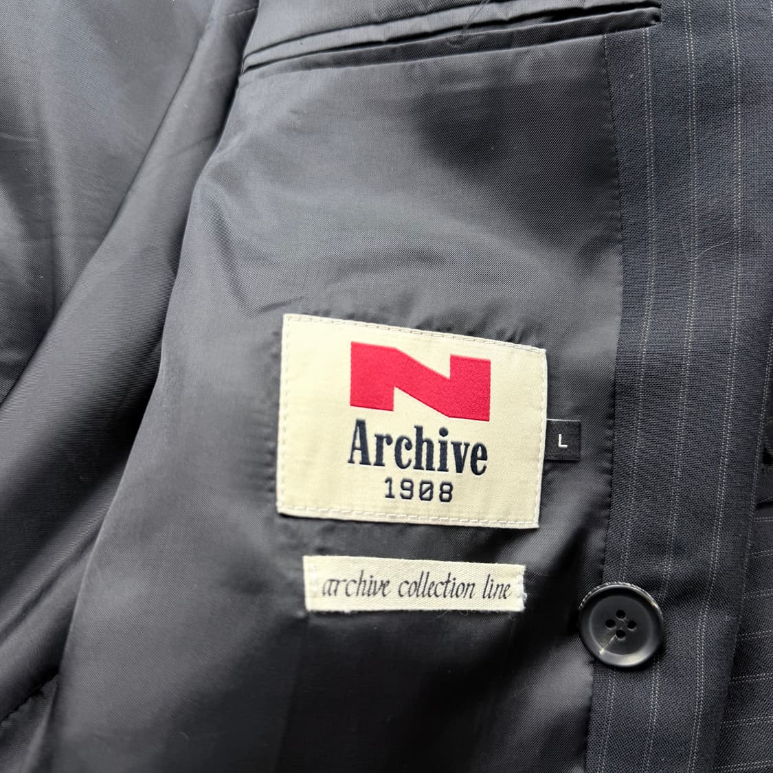 엔아카이브 og 테일러링 아카이브 더블 자켓 스트라이프 상품이미지8
