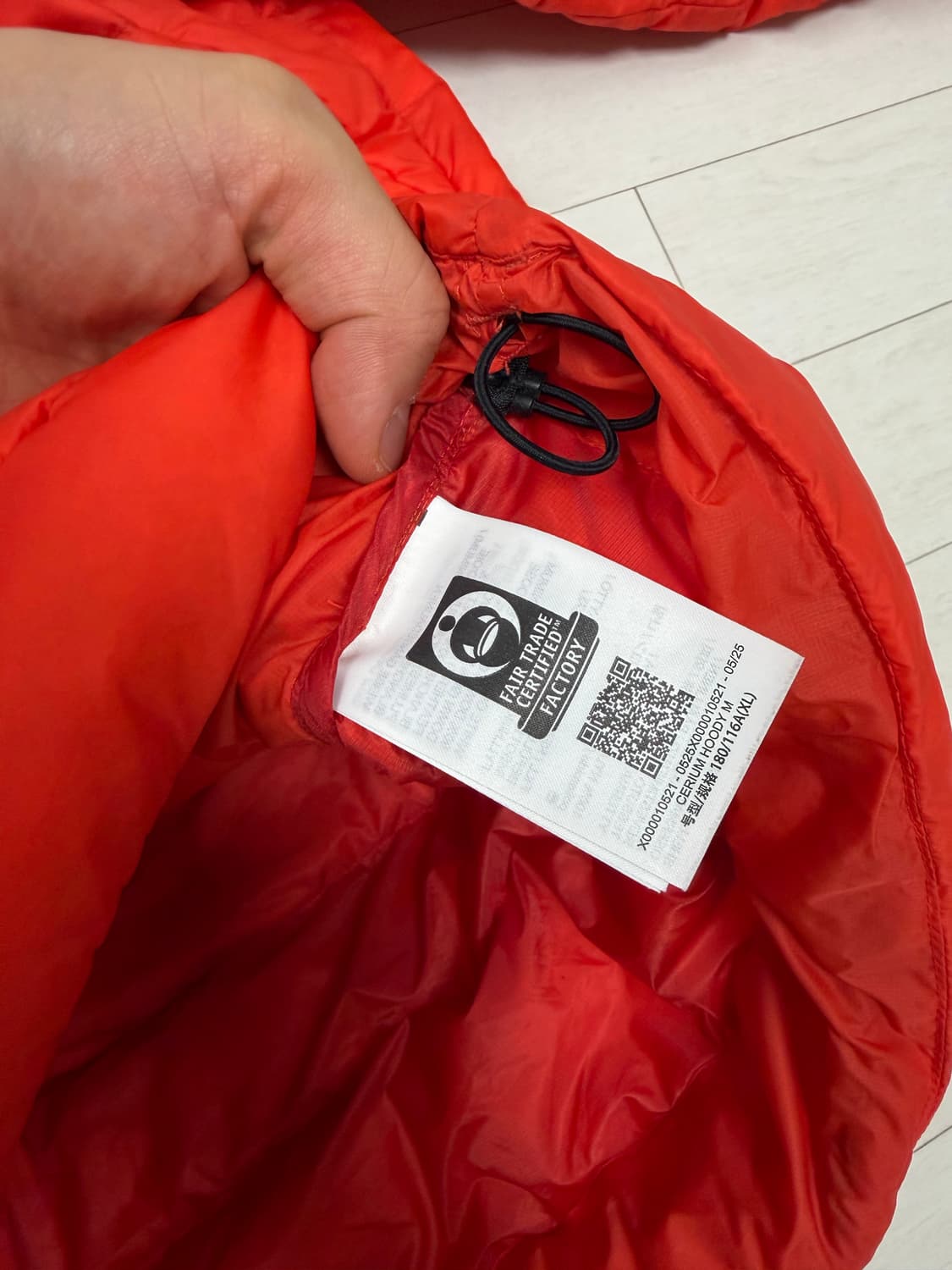 아크테릭스 세륨 패딩 XL 사이즈 1회착용 상품이미지4