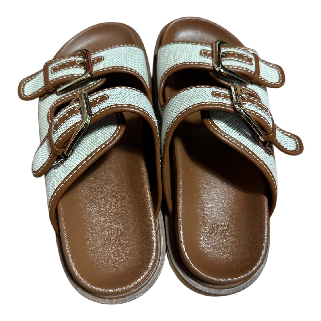 ✨ (바배) H&M 청키 브라운 베이지 샌들  상품이미지2