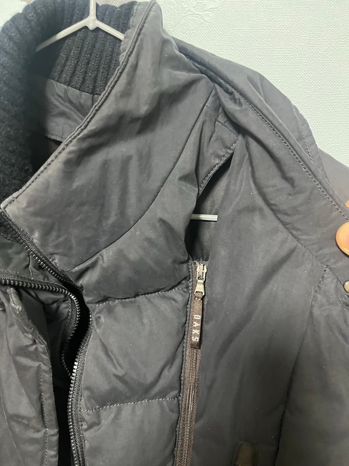 닥스(DAKS) 블랙 남성 구스다운 패딩자켓 상품이미지6