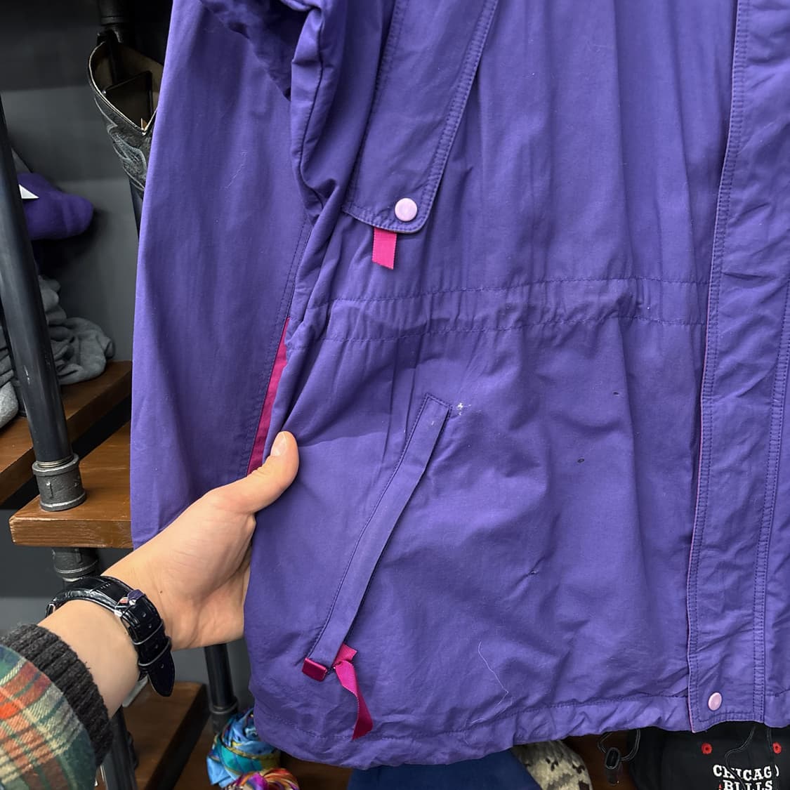 90s 파타고니아 나일론 마운틴 파카 가이드 자켓 퍼플 N358 상품이미지5