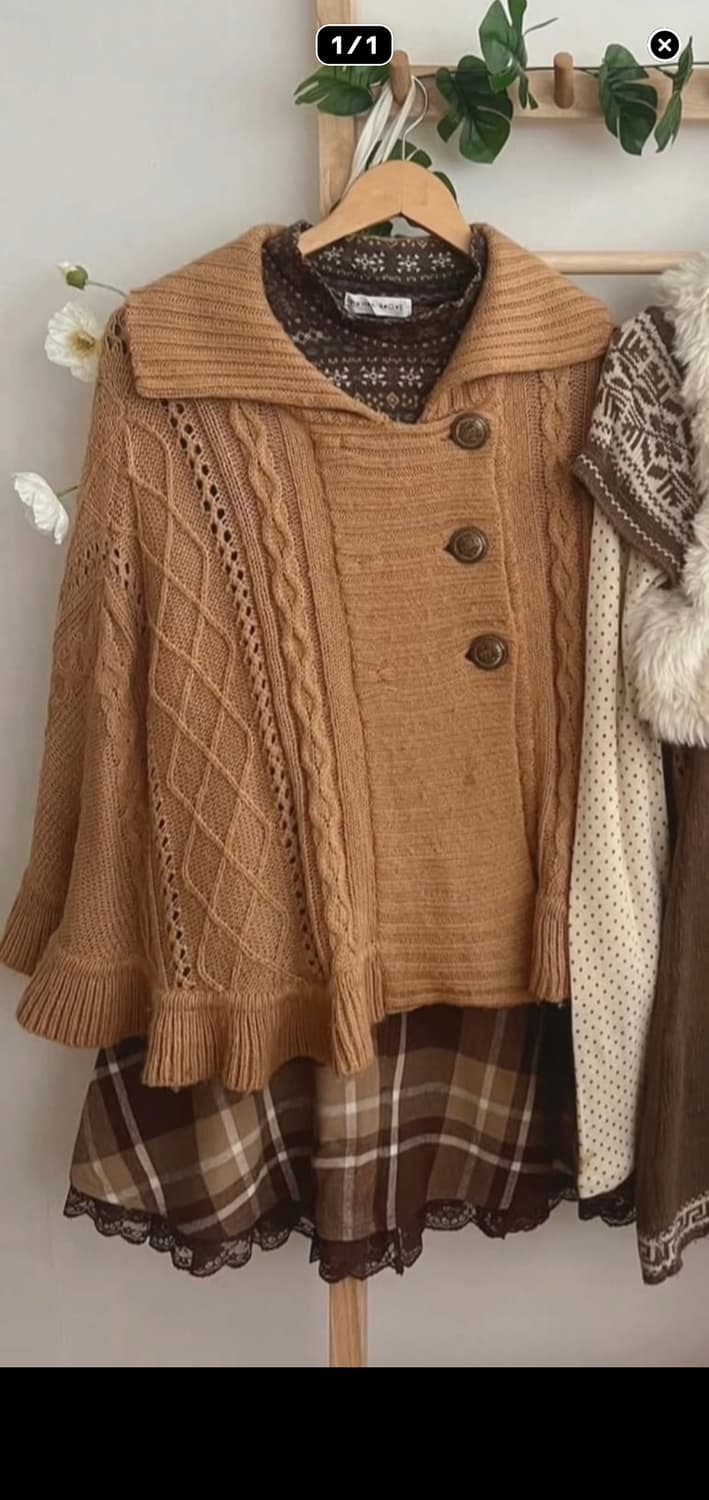 모리노가토 대장케이프 세트 가을빈티지걸 모리걸세트 상품이미지1