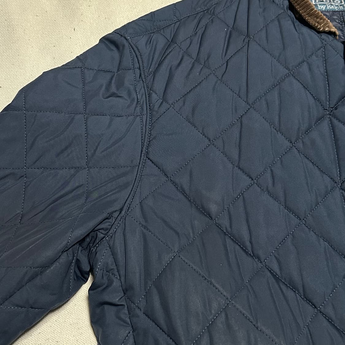 M 폴로랄프로렌 네이비 퀼팅 자켓 상품이미지9
