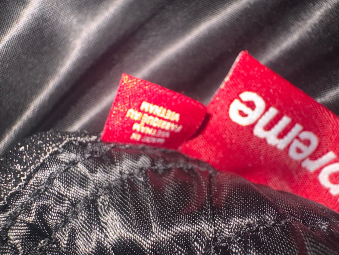 Supreme Satin Track Pant Black 24SS 상품이미지5