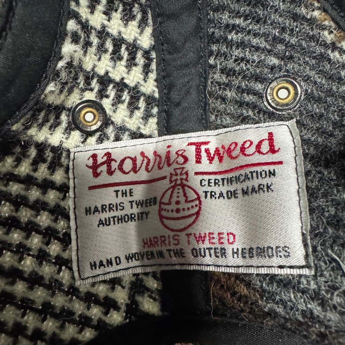 poten x harris tweed 울 볼캡 상품이미지5