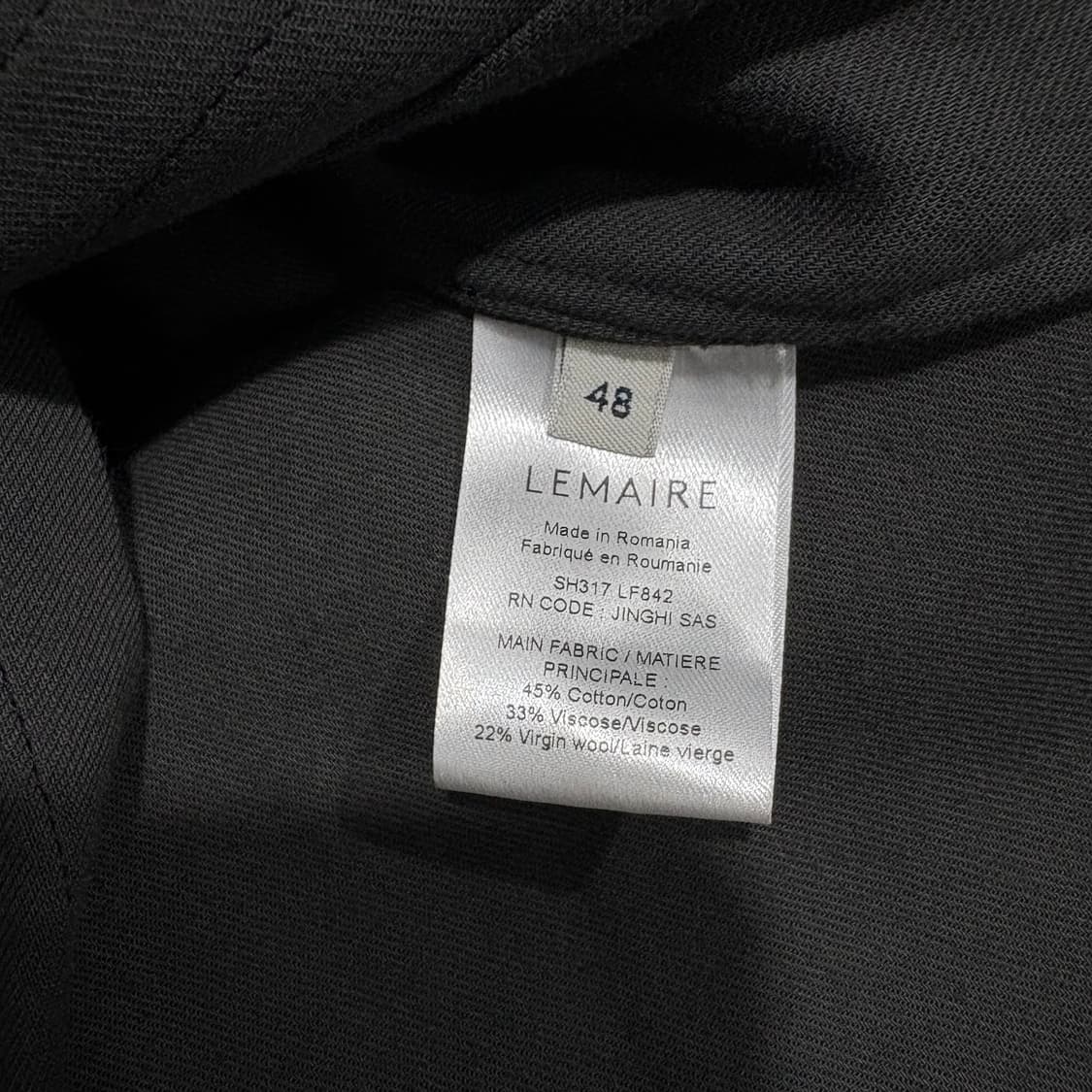 르메르 스트레이트 카라 포켓 셔츠 상품이미지4