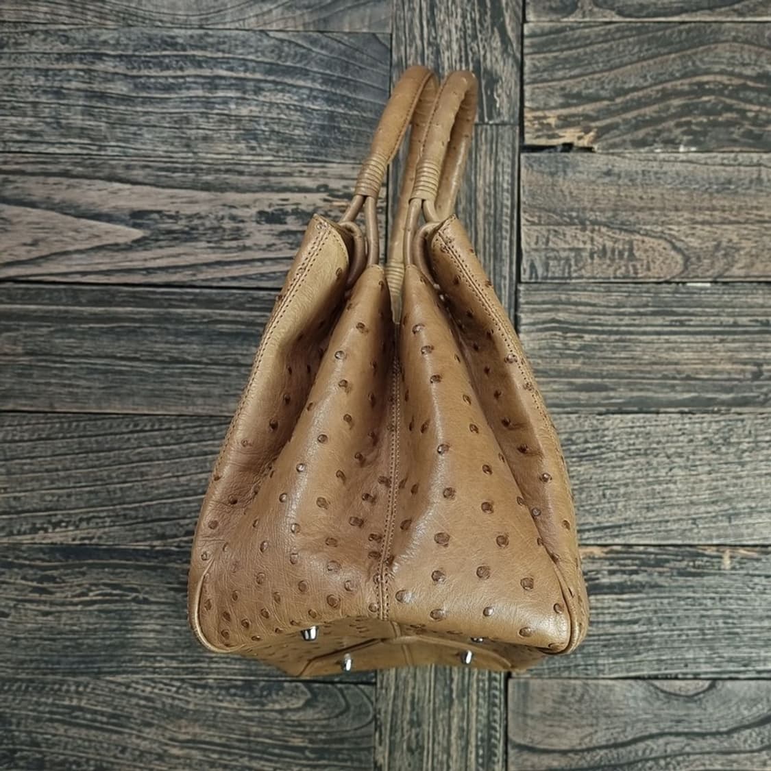 [호미가] 핸드메이드 타조가죽 토트백 타조백 M17455 상품이미지5