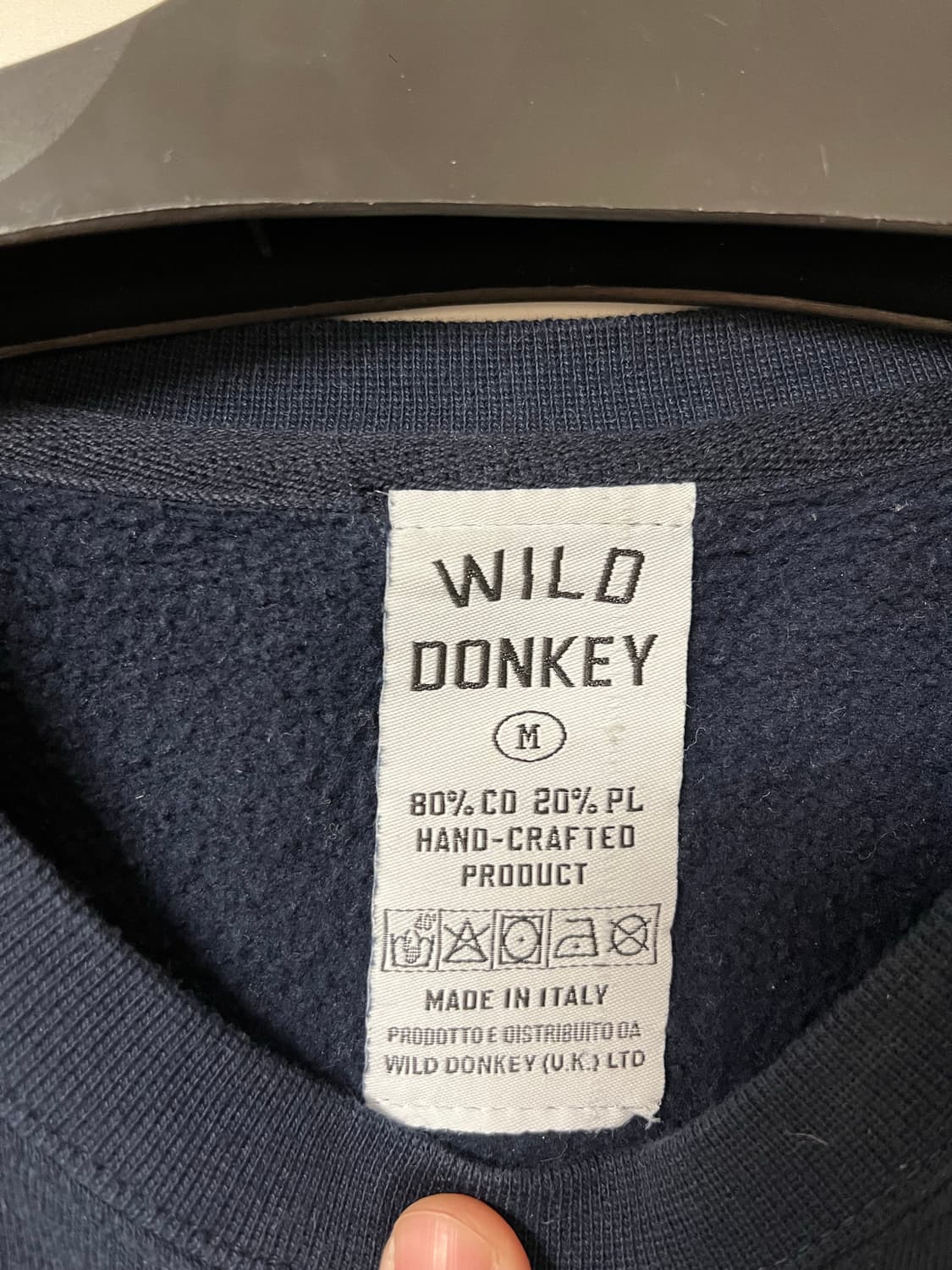 [와일드동키]세인트 마크 스웻셔츠 네이비_M size 상품이미지6