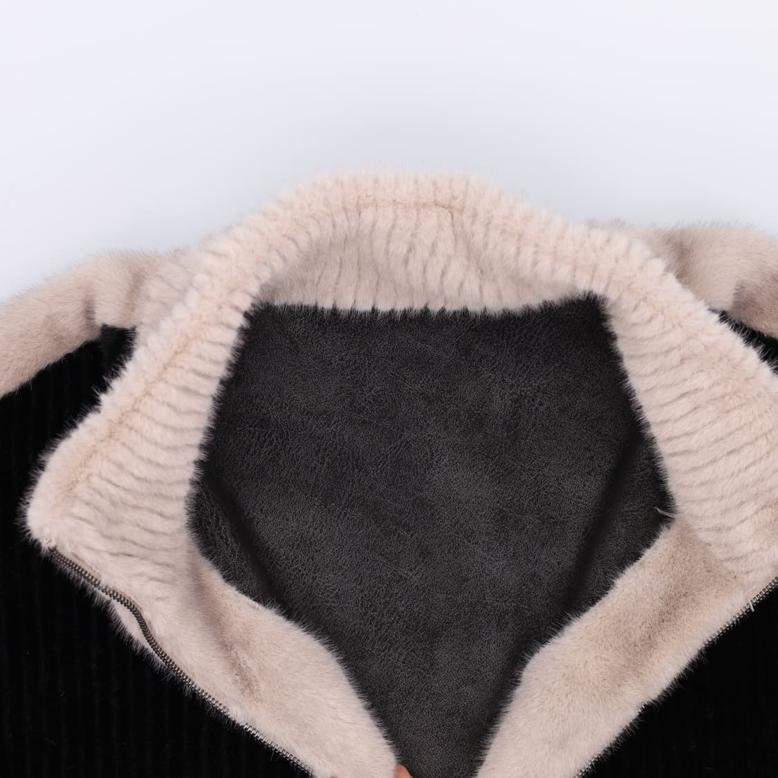 [66] 새상품 리오벨 리버시블 페이크퍼 자켓 0105J 상품이미지5