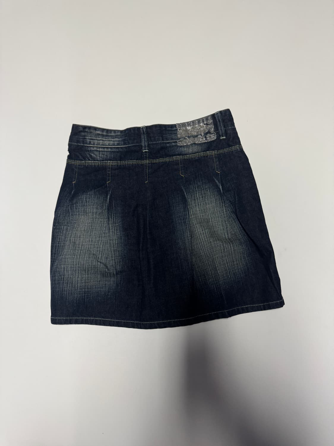 여성 빈폴 레이디스 y2k 빈티지 워싱 데님 미니 스커트 73 상품이미지2