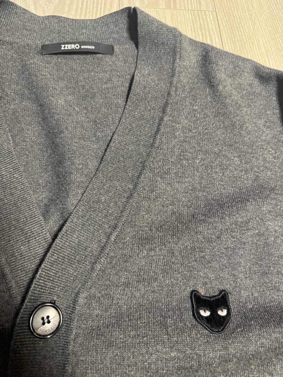 송지오옴므 / 지제로 그레이 가디건 / S 상품이미지3