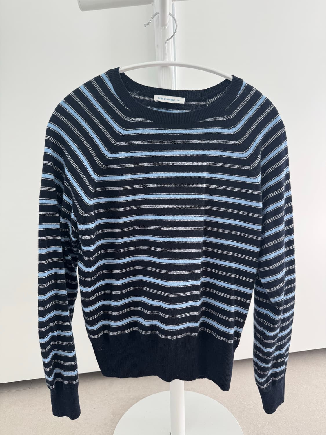 로우클래식 메리노 케시미어 스트라이프 니트 S 상품이미지4