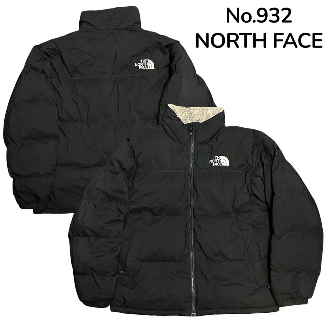 노스페이스 리버시블 패딩 플리스 자켓 XL 상품이미지1