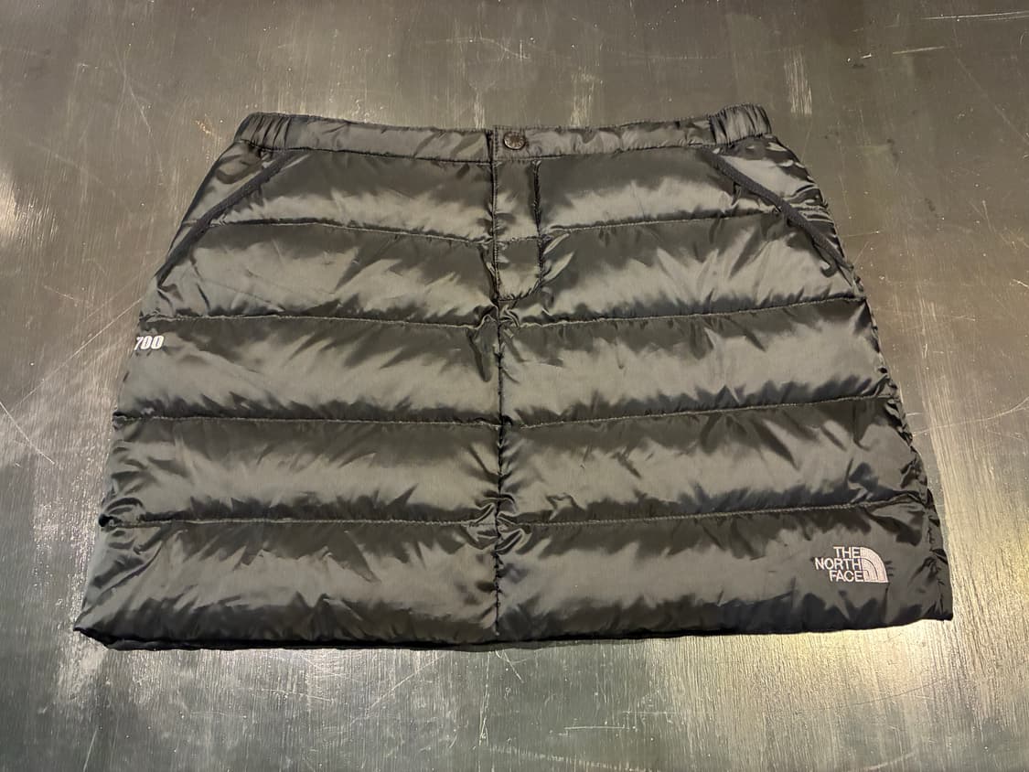 M) 노스페이스 700 패딩 스커트 블랙 상품이미지1