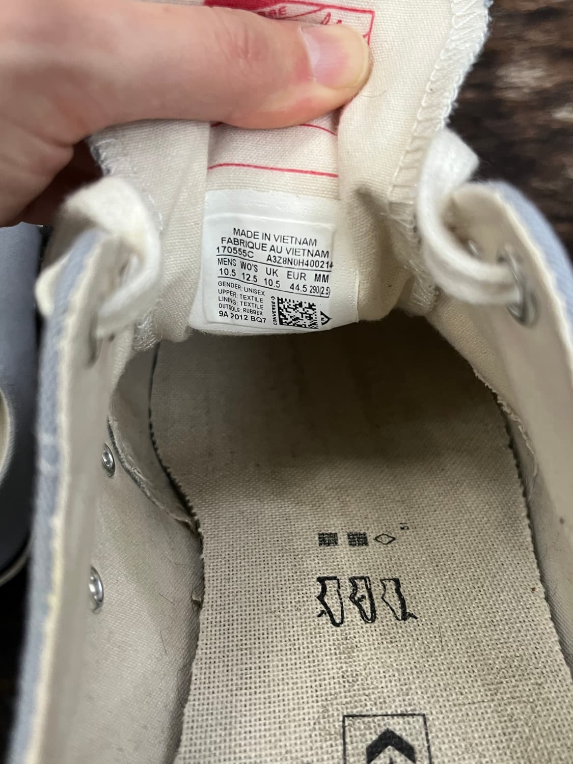 CONVERSE CHUCK TAYLOR WOLF GREY 상품이미지6