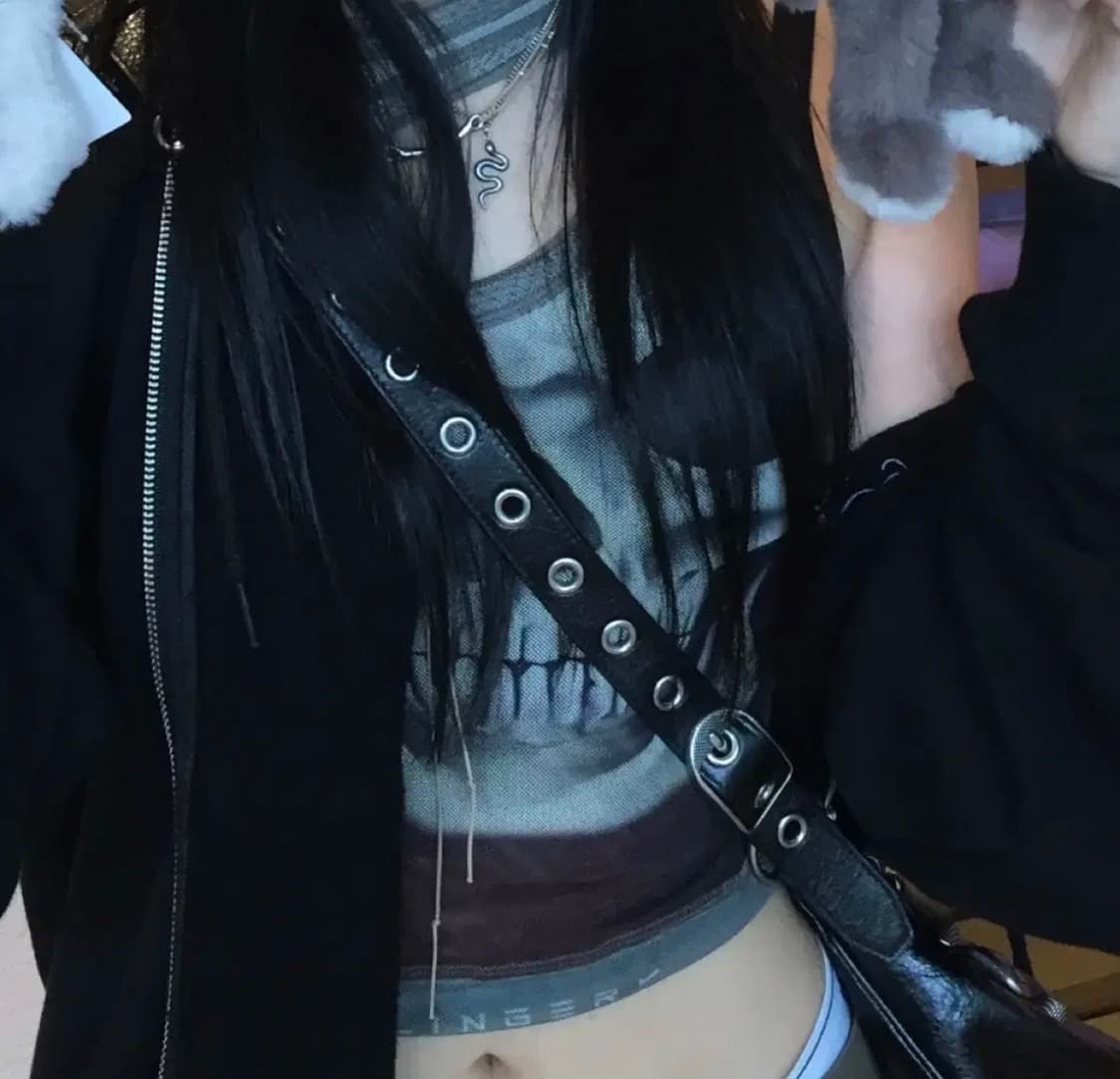 오토링거 ottolinger skull 슬리브리스 나시 상품이미지6
