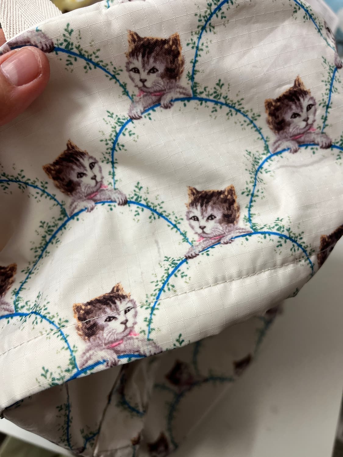 폴앤조 x 레스포삭 고양이 백팩 -아이보리 🍨 상품이미지2