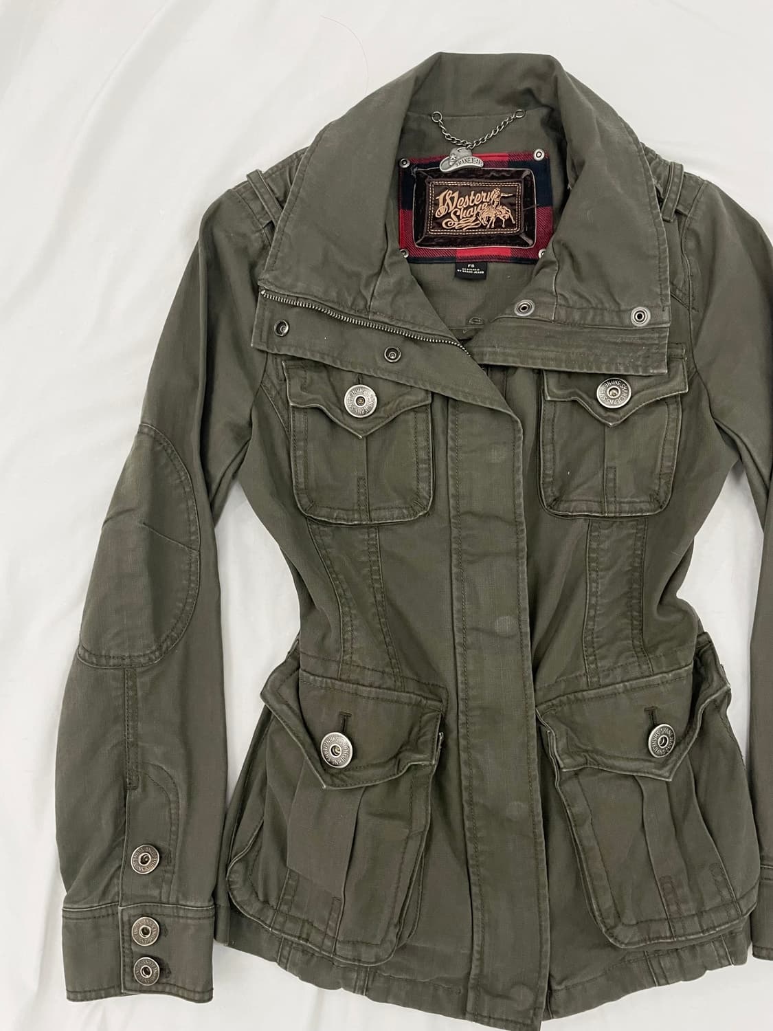 khaki y2k pocket detail jacket 상품이미지3