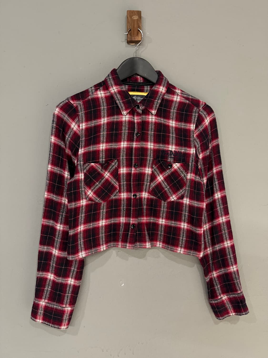 Von dutch back lettering check shirt  상품이미지5