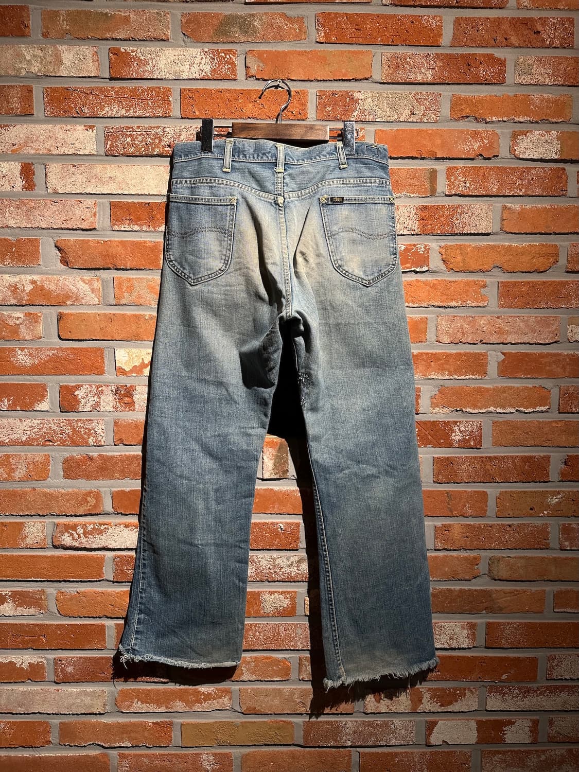 70s USA LEE 빈티지 리 카우보이 부츠컷 데님 팬츠 상품이미지7