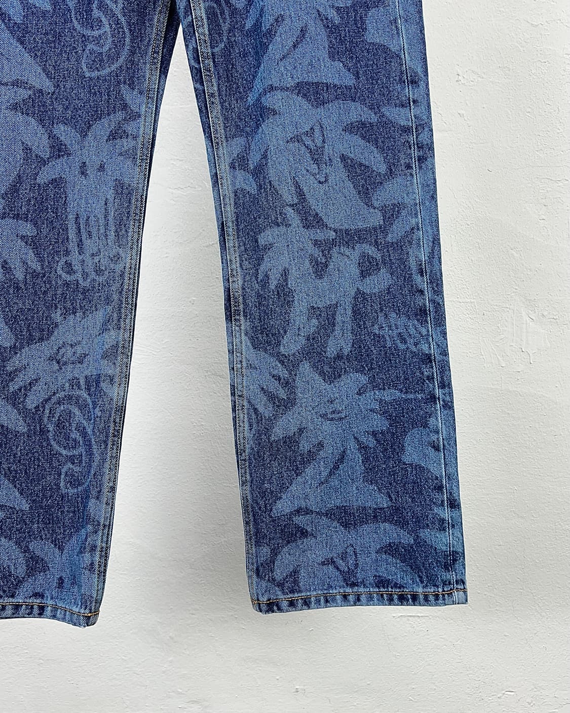 팜엔젤스 23fw 팔미티 올 오버 레이저 팜트리 데님 팬츠 상품이미지5