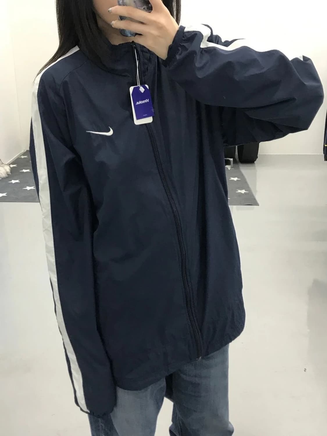 나이키 네이비 바람막이 상품이미지2