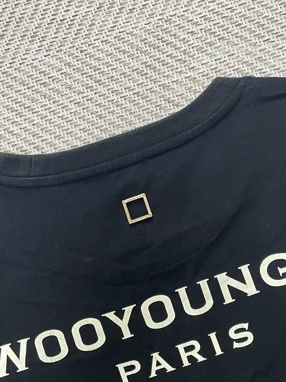 (52)우영미 백로고 티셔츠 상품이미지2