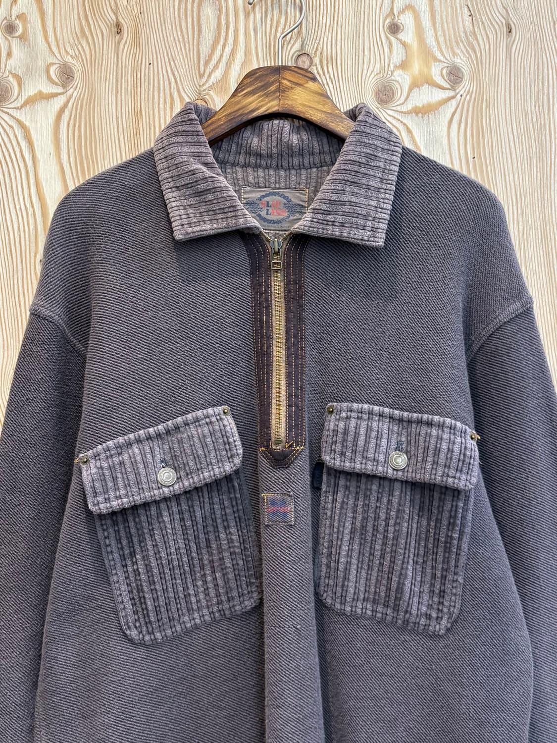 슬립라인 90s 반집업 스웻셔츠 상품이미지3