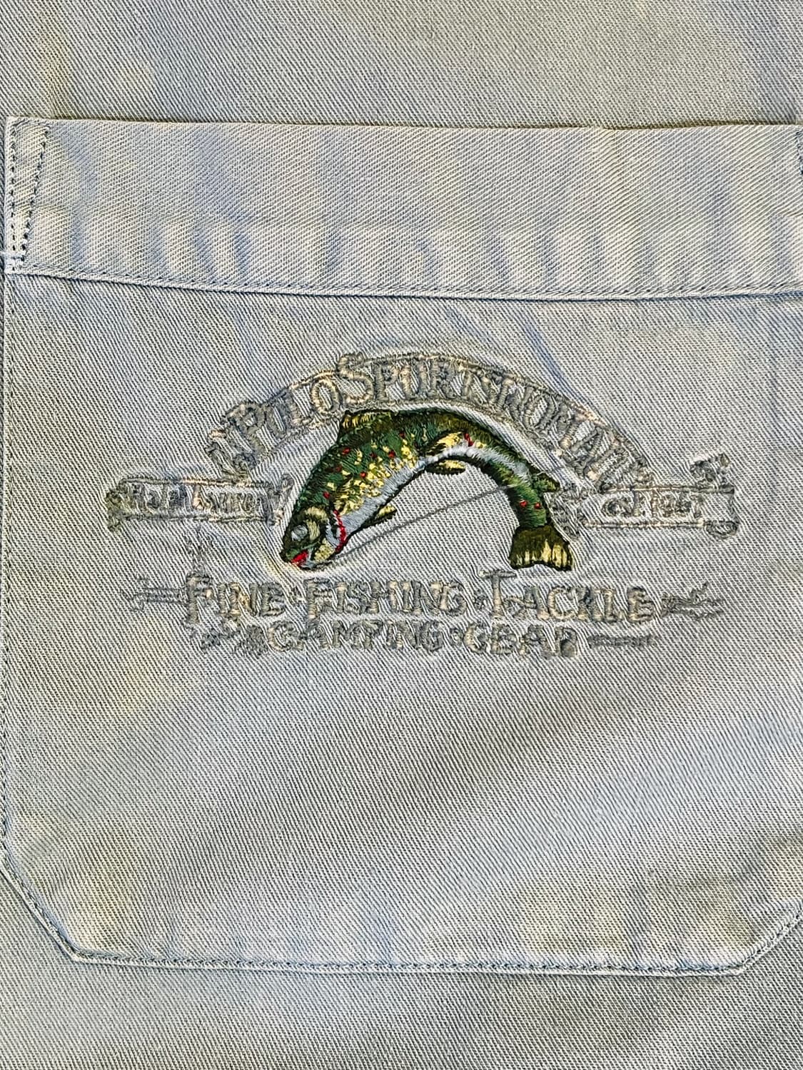 폴로 컨트리 플라이 피싱 자수 셔츠(일본제) 상품이미지4