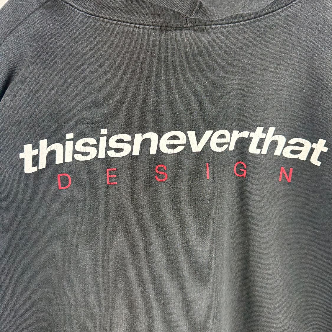 L) 디스이즈네버댓 백로고 후드 티 블랙 상품이미지7