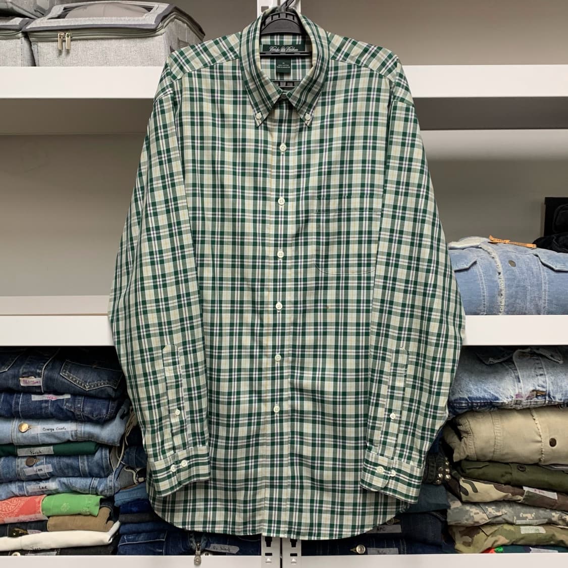 [M] 브룩스 브라더스 컨트리클럽 체크셔츠 상품이미지2