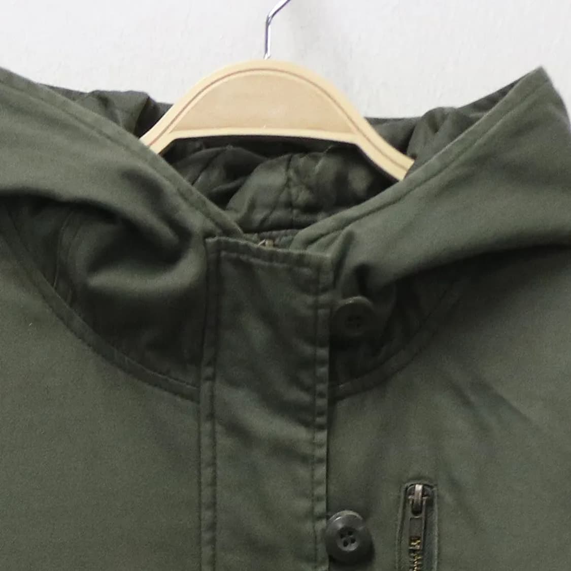 MAO MAO 스터드 레터링 포인트 야상 자켓 63564 상품이미지5