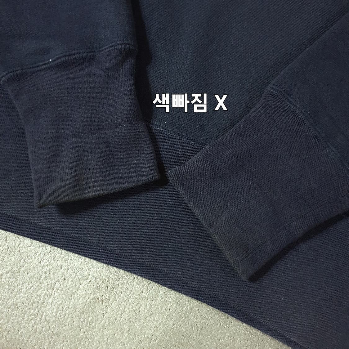 CAMBER 캠버 리버스위브 헤비 스웻셔츠 기모 맨투맨 네이비 상품이미지4