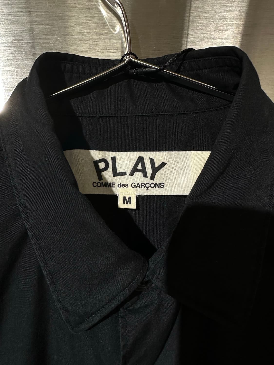 꼼데가르송 PLAY 검정 셔츠 M 상품이미지3