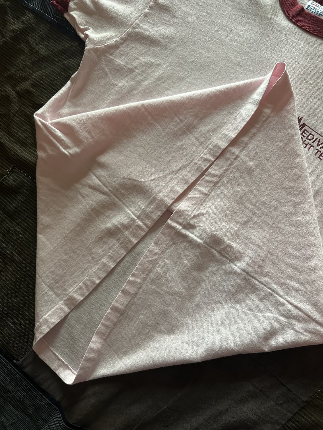 90s USA Vintage Hanes RInger T Shirt 상품이미지6