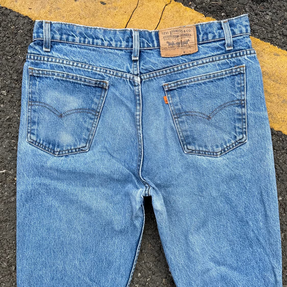 90s USA 빈티지 리바이스 517 부츠컷 오렌지탭 상품이미지6