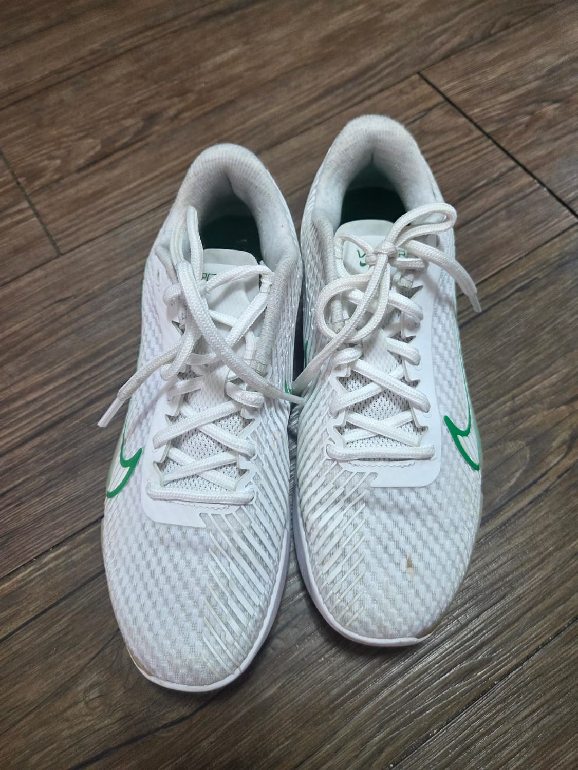 나이키 줌 베이퍼 11 HC 화이트/켈리그린 245 상품이미지2