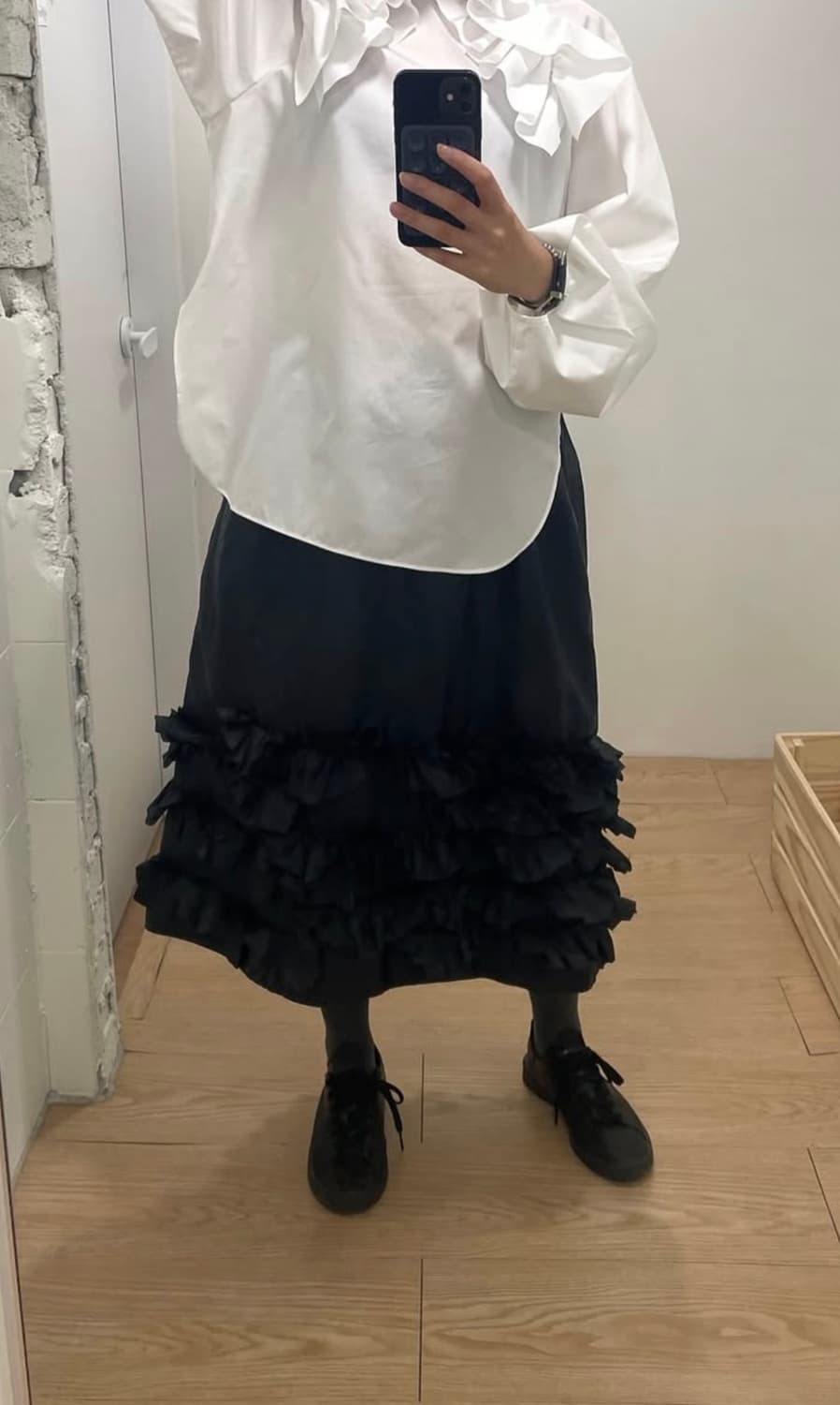 Comme des garcons*2 22ss 프릴스커트 상품이미지6