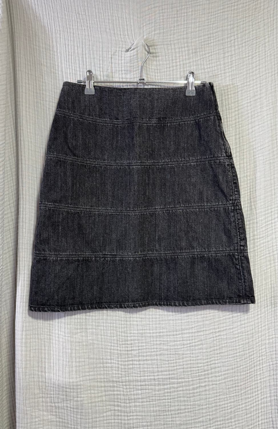 Laura Ashley 블랙/그레이 데님스커트 상품이미지2
