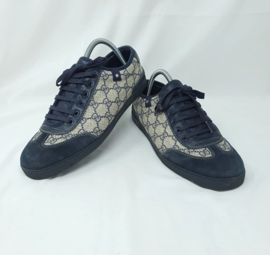 구찌 GG 패턴 네이비 스니커즈 6 상품이미지1