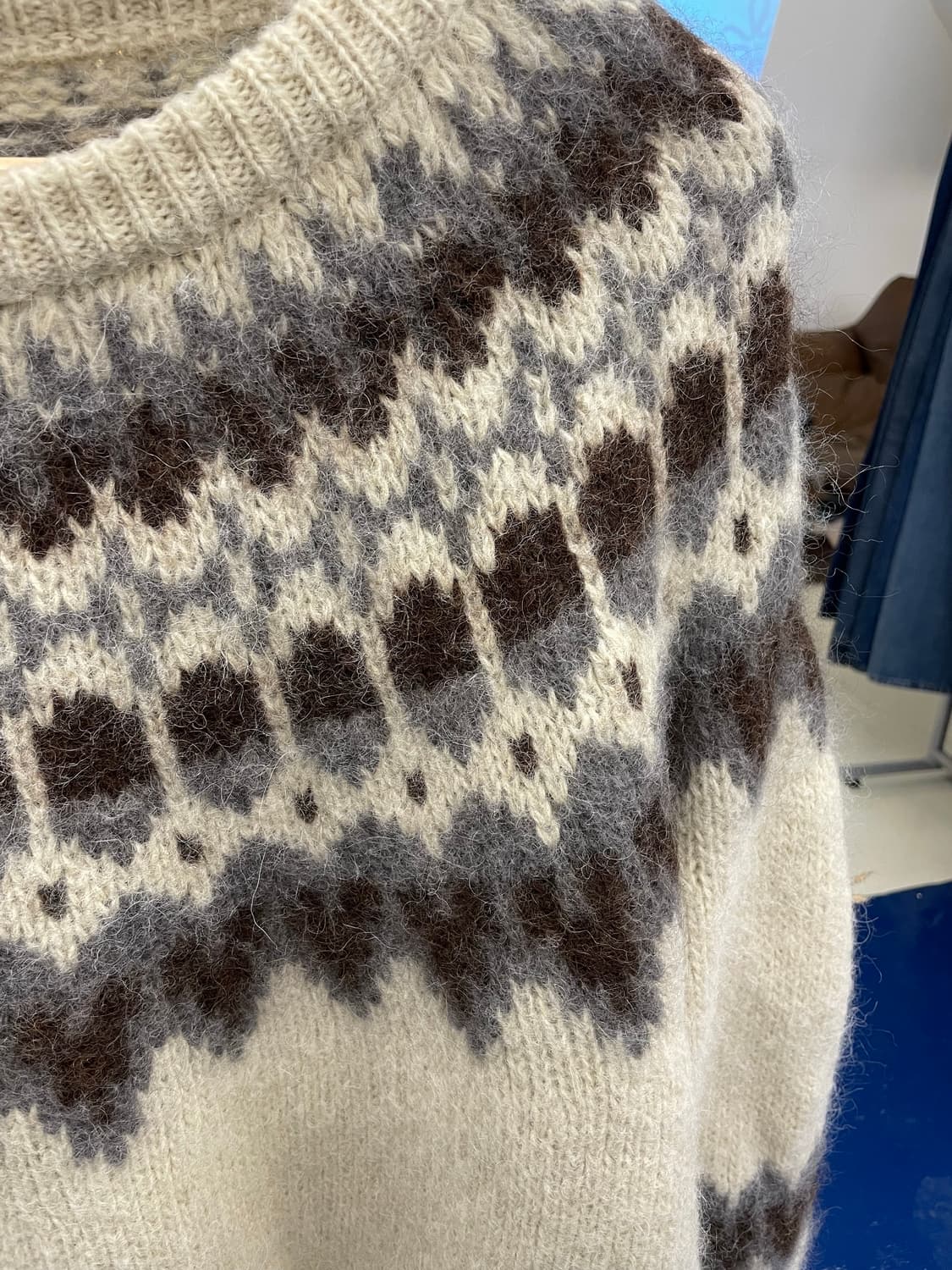 Batoner 바토너 Japan 모헤어 노르딕 니트 상품이미지7