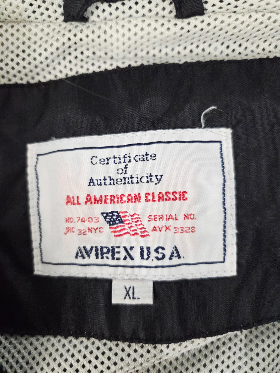 아비렉스(AVIREX) 나일론 하프집업 아노락 블랙 상품이미지8